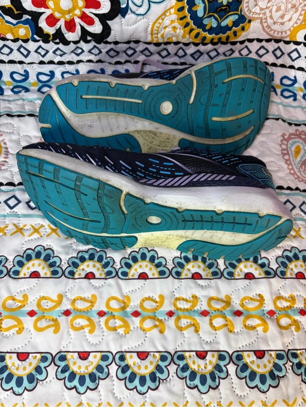 Brooks Navy and Light Pink Women’s Running Shoes